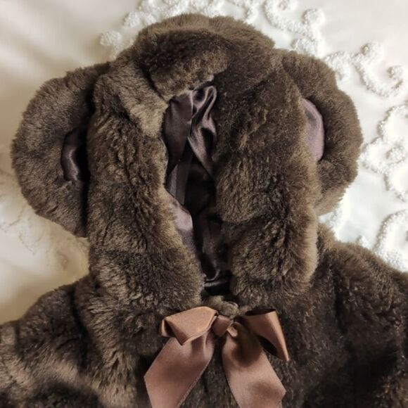 Bearington Baby Mink Couture Hooded Bear Coat🧸 - Picture 3 of 10